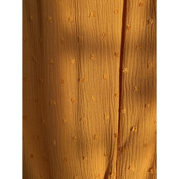 Lulus S Sunny Story Mustard Lace Bell Sleeve Off Shoulder Top Boho Cottagecore - Picture 7 of 11